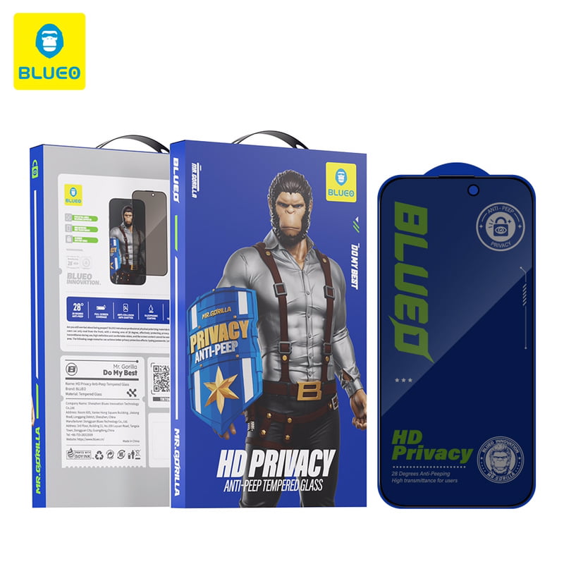گلس ، محافظ صفحه بلو پرایوسی Blueo Full Glass Anti Peep Privacy Iphone